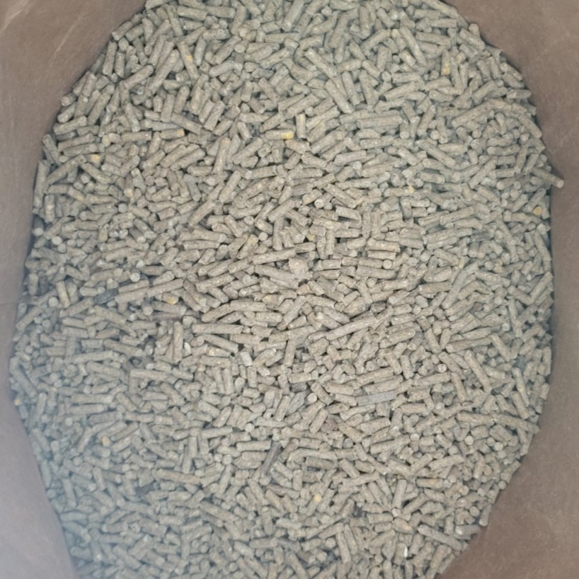 image of grains for goats in pellet form, important for goat nutrition